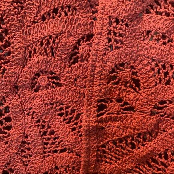 WHITE HOUSE BLACK MARKET Women’s Crochet Ruffle Sleeve Sweater XS - Picture 7 of 13